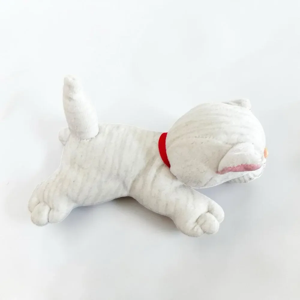 Vintage Precious Moments Plush White Cat | 8” Stuffed Animal | Applause 1987